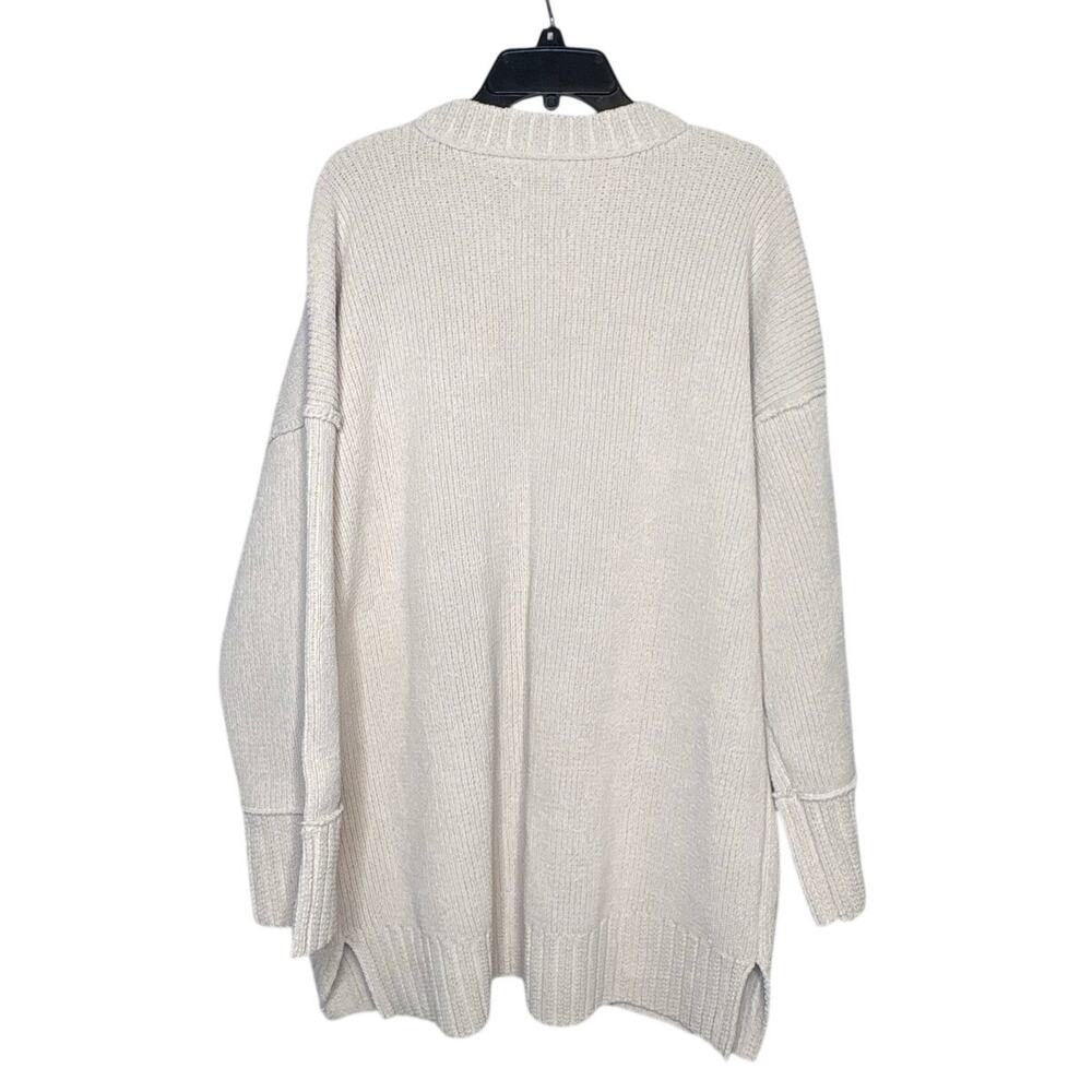 Abercrombie & Fitch Oatmeal Chunky Grandpa Cozy Button Cardigan Sweater New XL - Picture 2 of 9